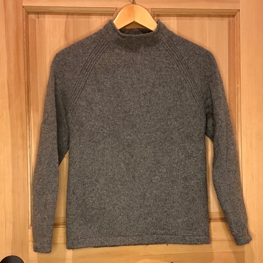 Vintage J Crew Wool Mockneck Sweater